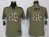 Women Nike Eagles 86 Zach Ertz Olive Camo Salute To Service Limited Jersey,baseball caps,new era cap wholesale,wholesale hats